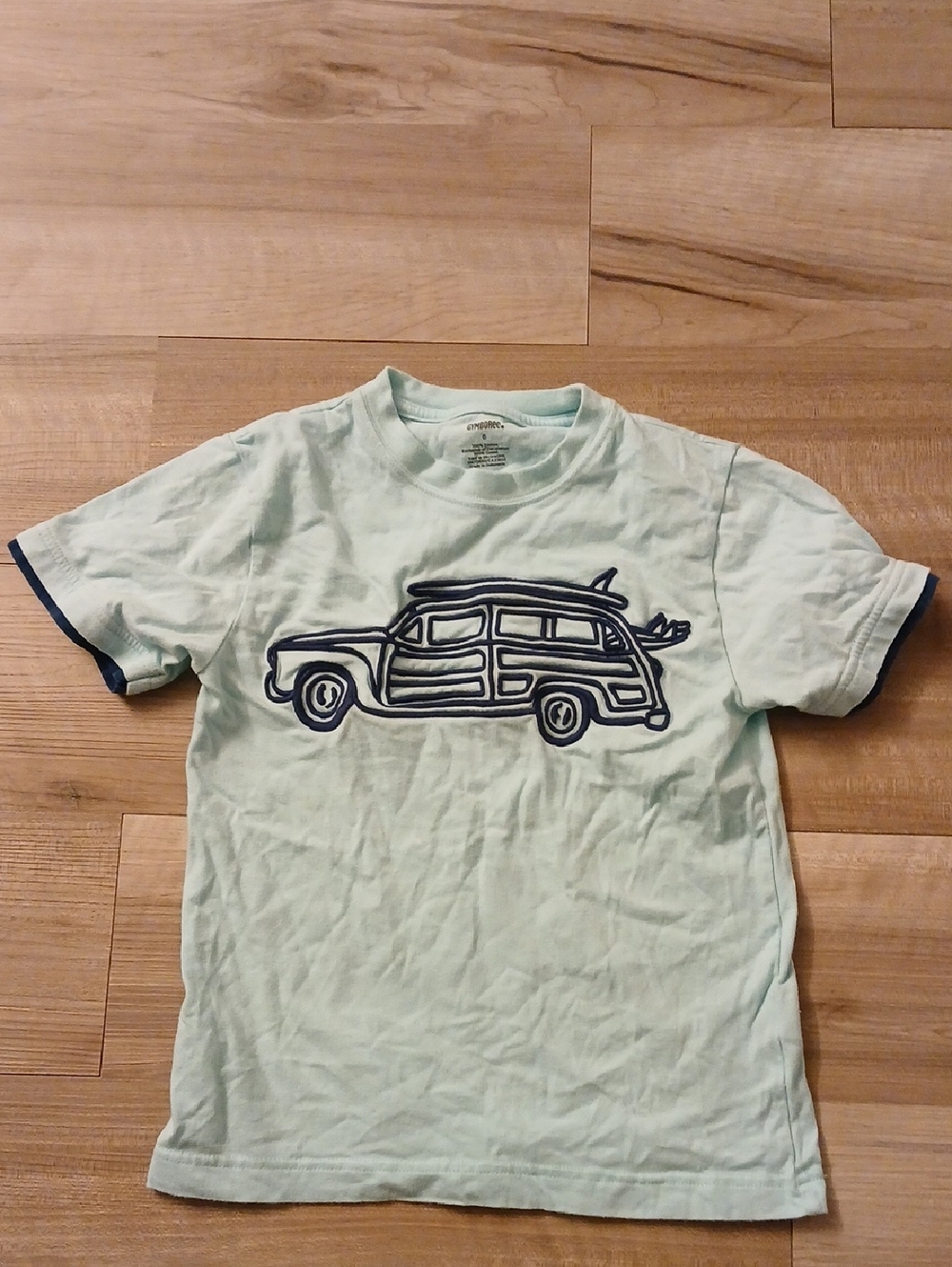 Gymboree Tee Surf Wagon Graphic Size 6 Flaw (K)